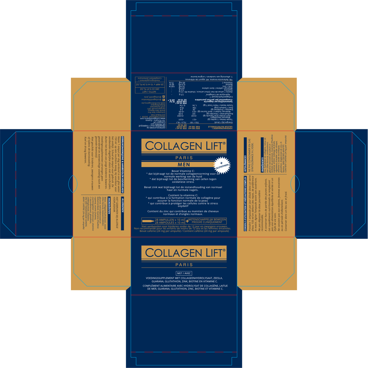 MEN collageen supplement Skincare Boulevard