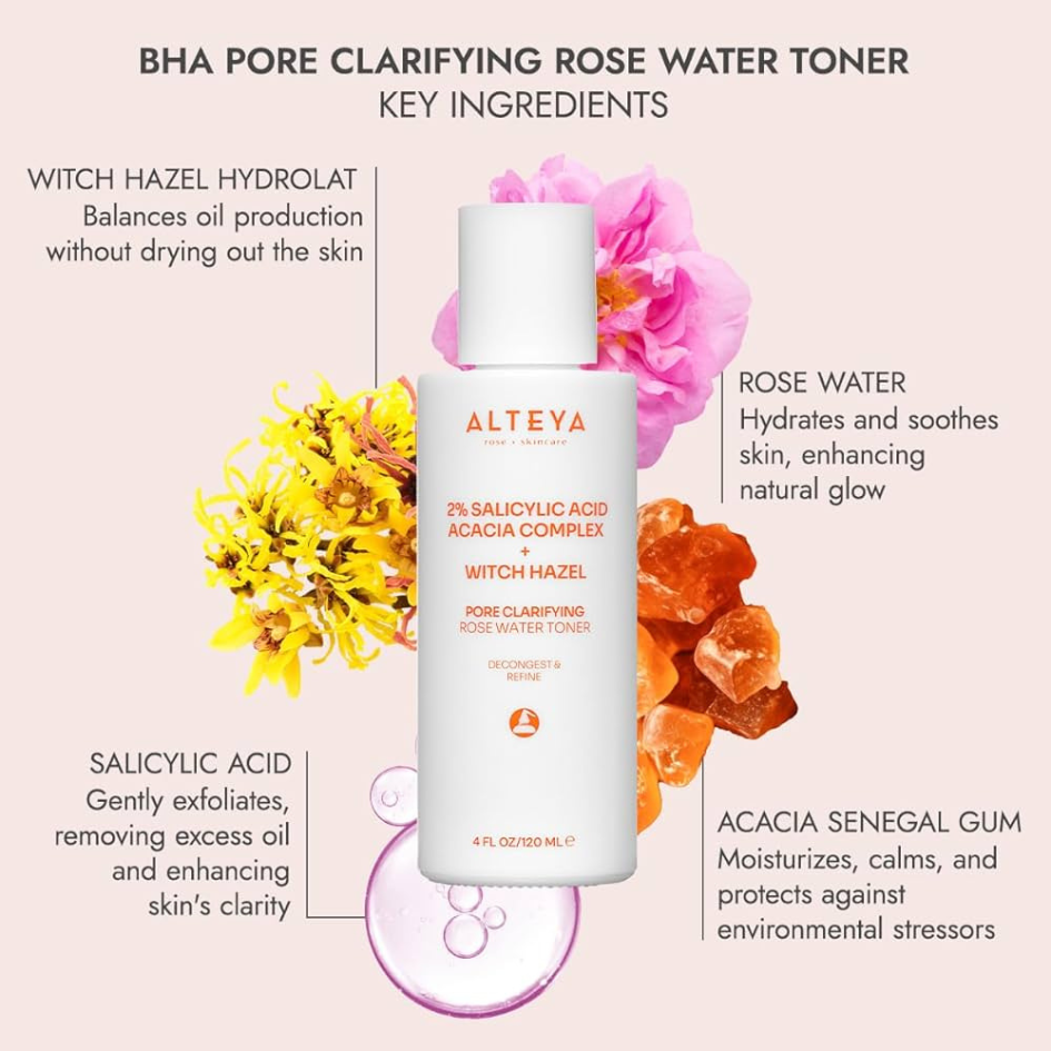 Pore clarifying Rose Water Toner Alteya Organics