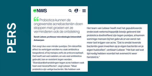 Probiotica kunnen ongewenste acné bacteriën doen stoppen met groeien - VRT News Skincare Boulevard