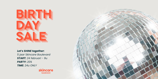 20% op alle producten I 24u lang op 24 februari I Skincare Boulevard