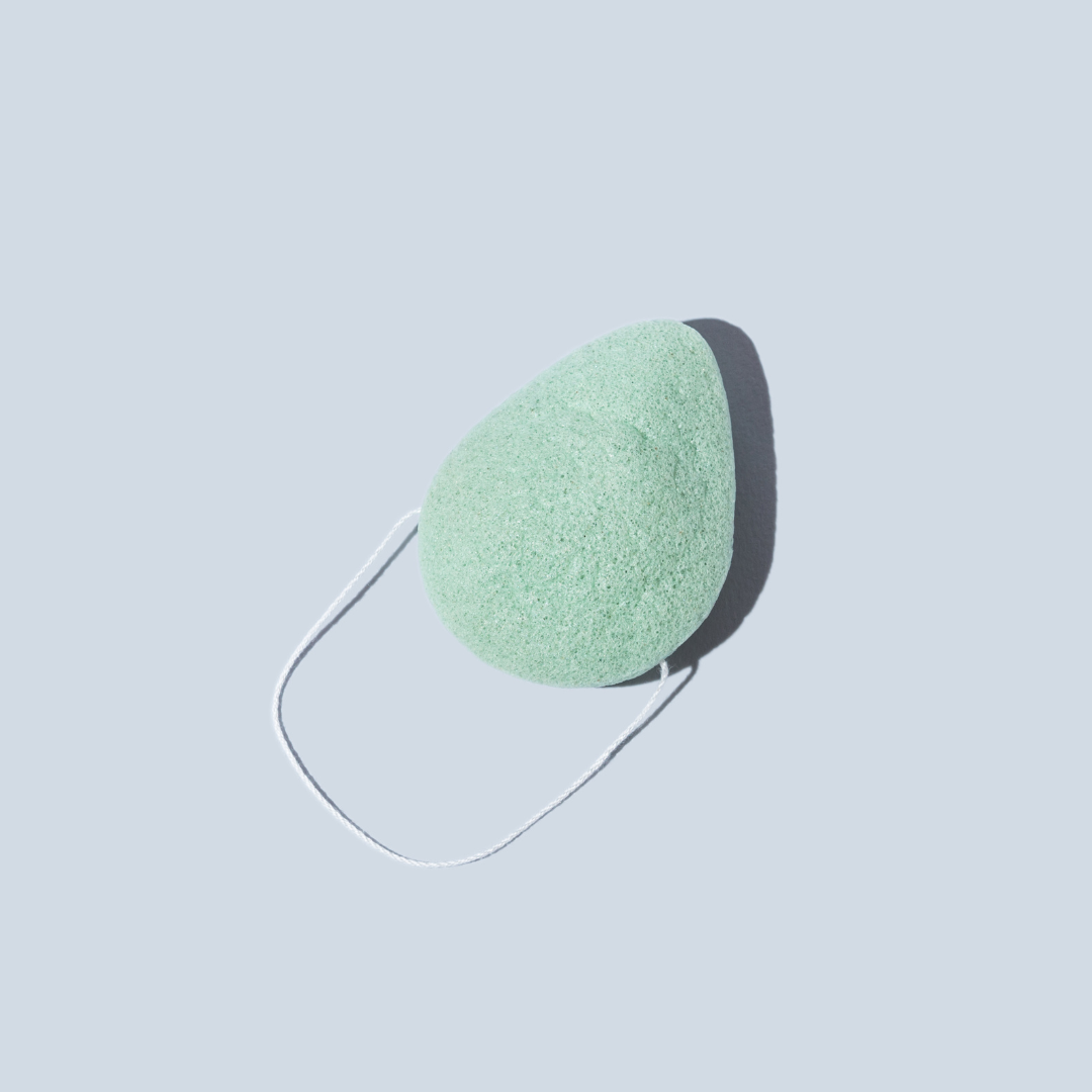 Konjac spons gecombineerde huid