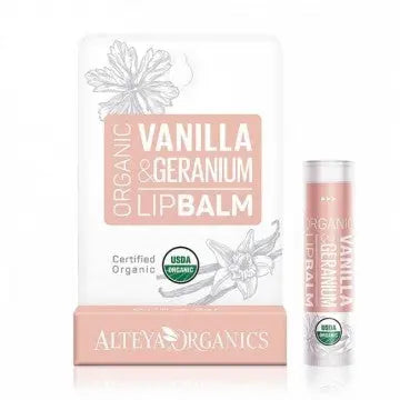 Organic Lip Balm Vanille & Geranium Skincare Boulevard