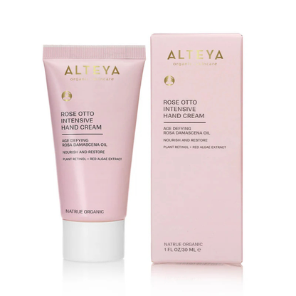 Organic Rose Otto Intensive Hand Cream Alteya Organics