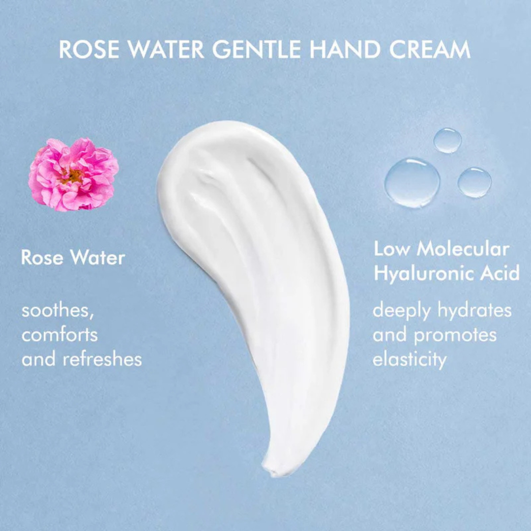 Organic Rose Water Gentle Hand Cream