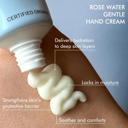 Organic Rose Water Gentle Hand Cream