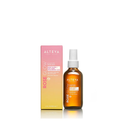 Rose Glow collagen face mist Alteya Organics