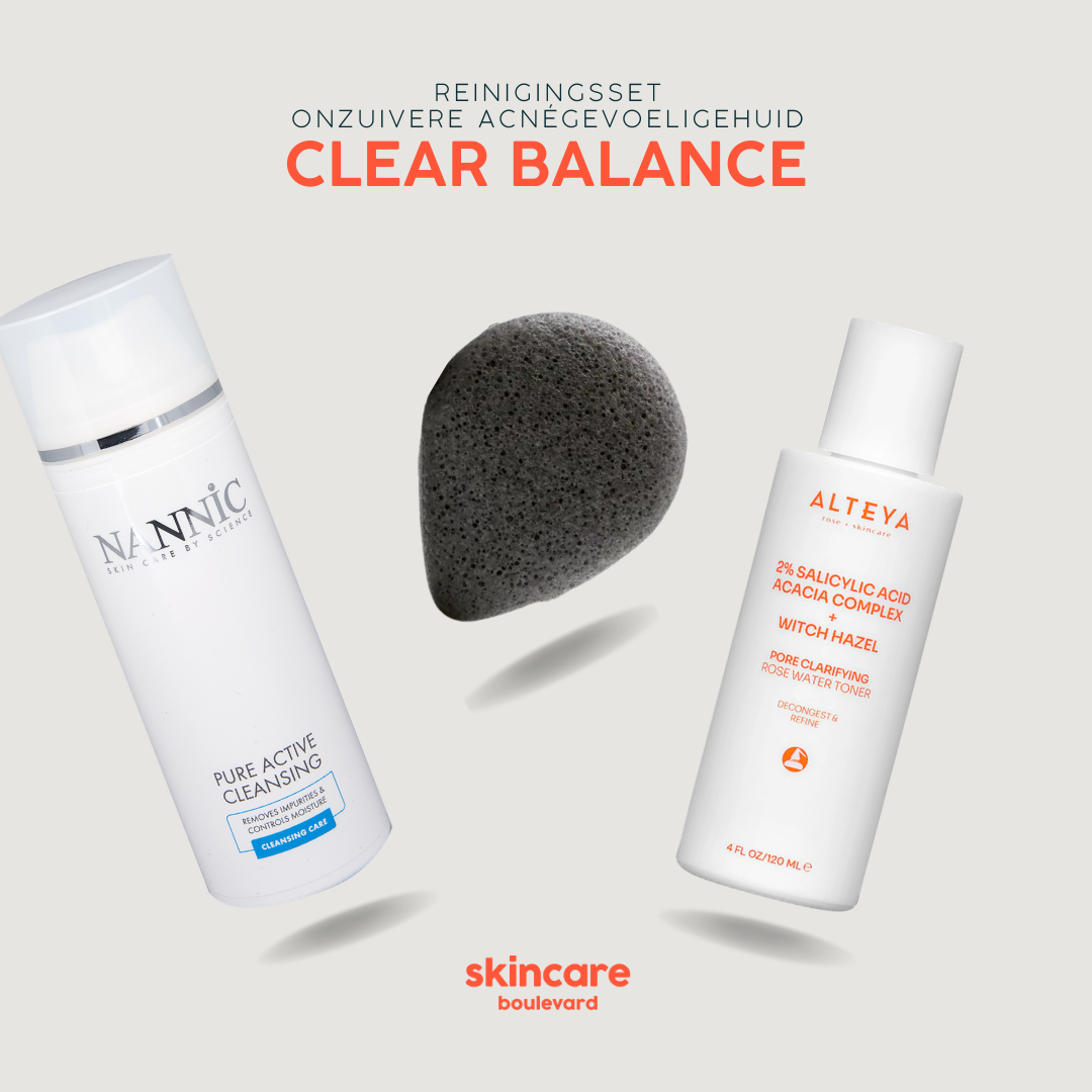 Reinigingsset vette onzuivere huid | Clear Balance Set