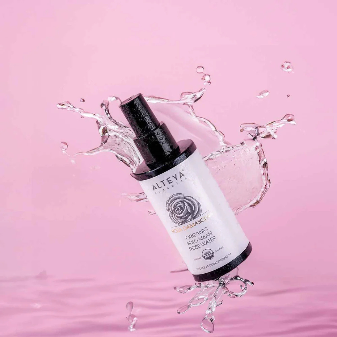 Rozenwater - Puur biologisch rozenwater – Rosa Damascena voor kalmerende huidverzorging - Skincare Boulevard
