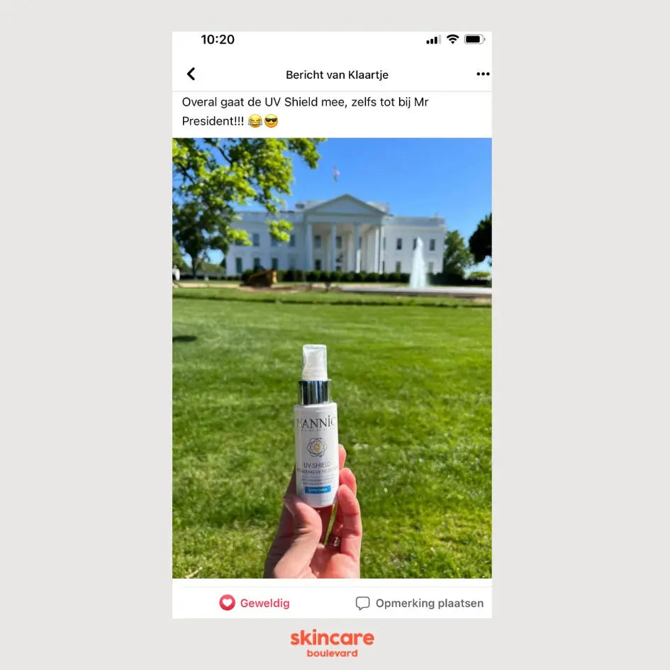 UV-Shield SPF 20 zonnespray Nannic
