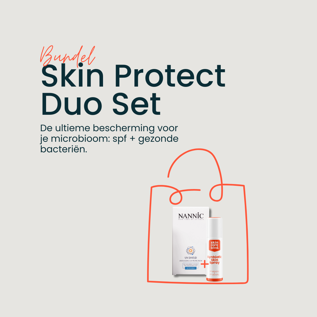 Skin Protect Duo - Spf spray en probiotica mist - Skincare Boulevard