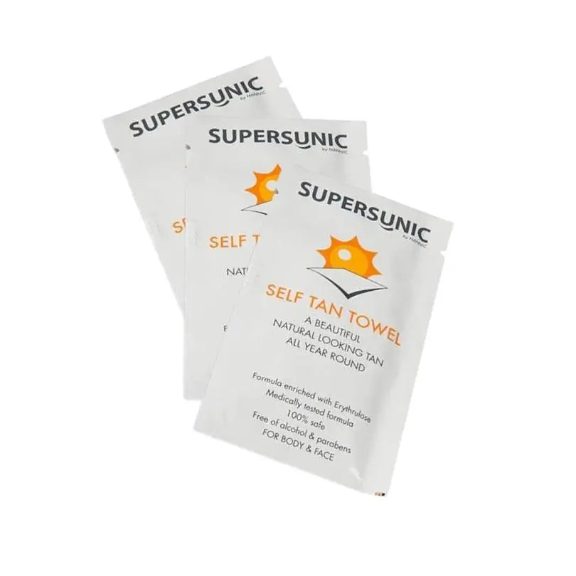 Supersunic Towelette zelfbruinend doekje Skincare Boulevard